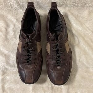 Mens BORN Brown Oxfords Leather Lace UpCasual Shoes Size US 10.5. EU 44.5.